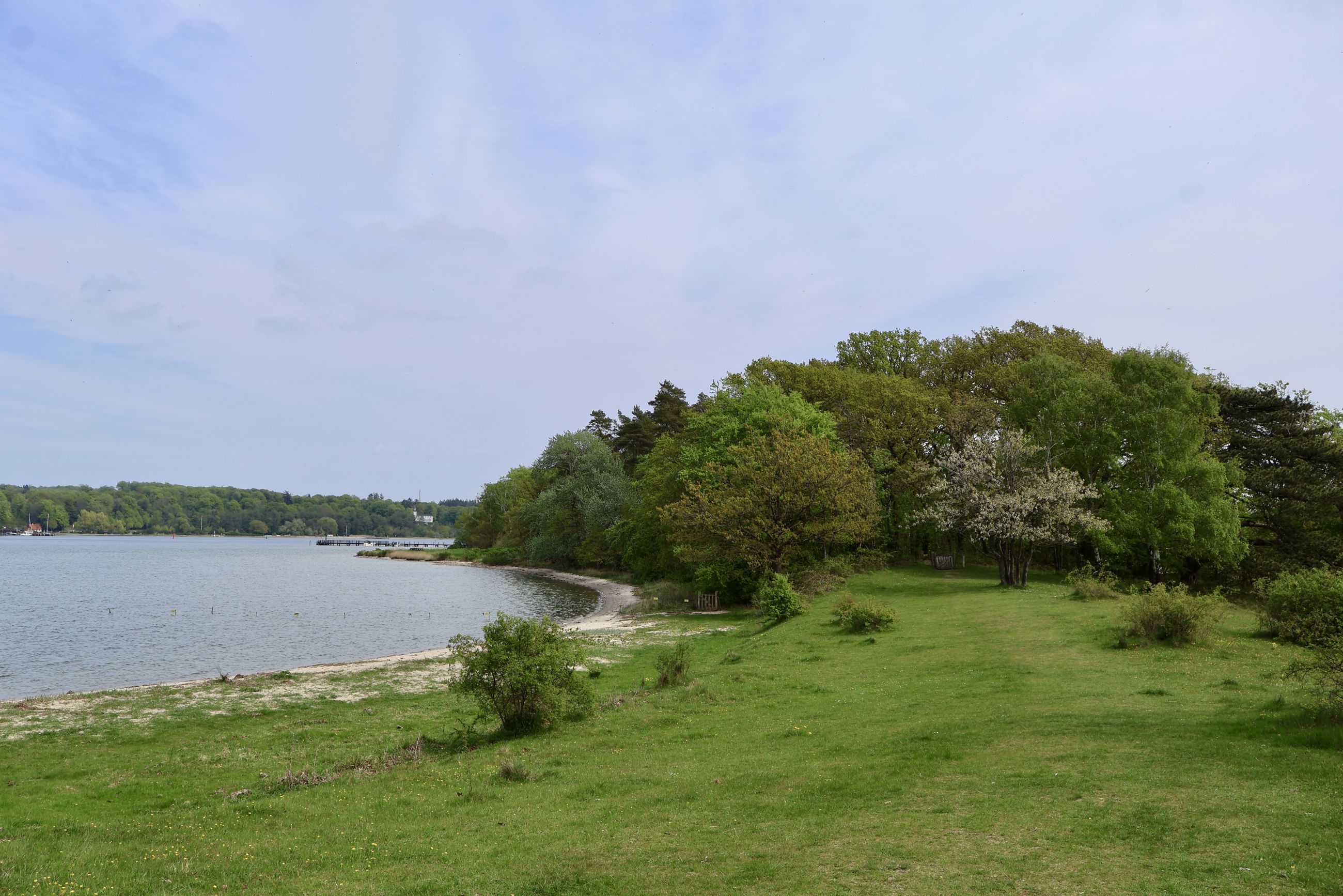 Skansen byder også på en kyststrækning med gode fiskemuligheder.
