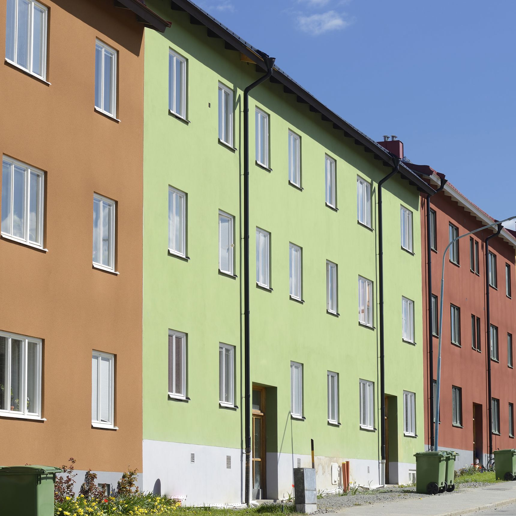 Lejebolig blokke side om side