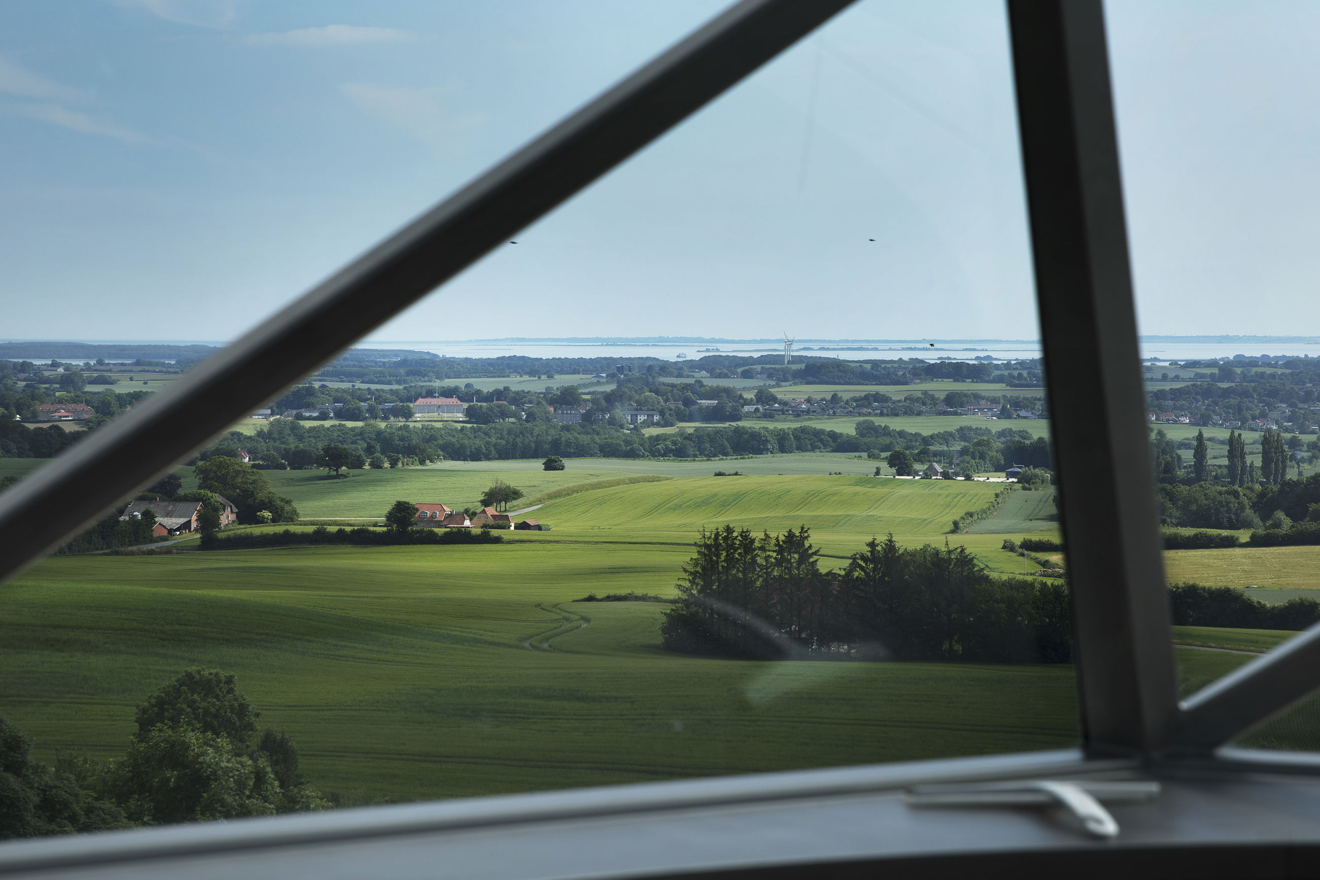 Udsigt over sydfyn fra Egebjerg Mølle
