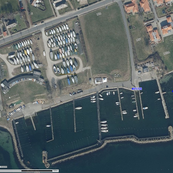 Her ser du en oversigt over de forskellige steder ved stranden.
