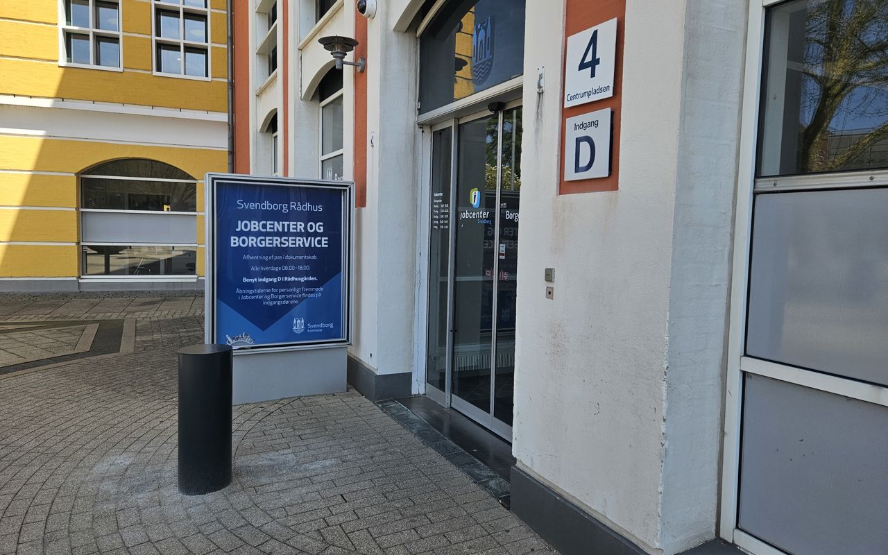 Indgang til Borgerservice