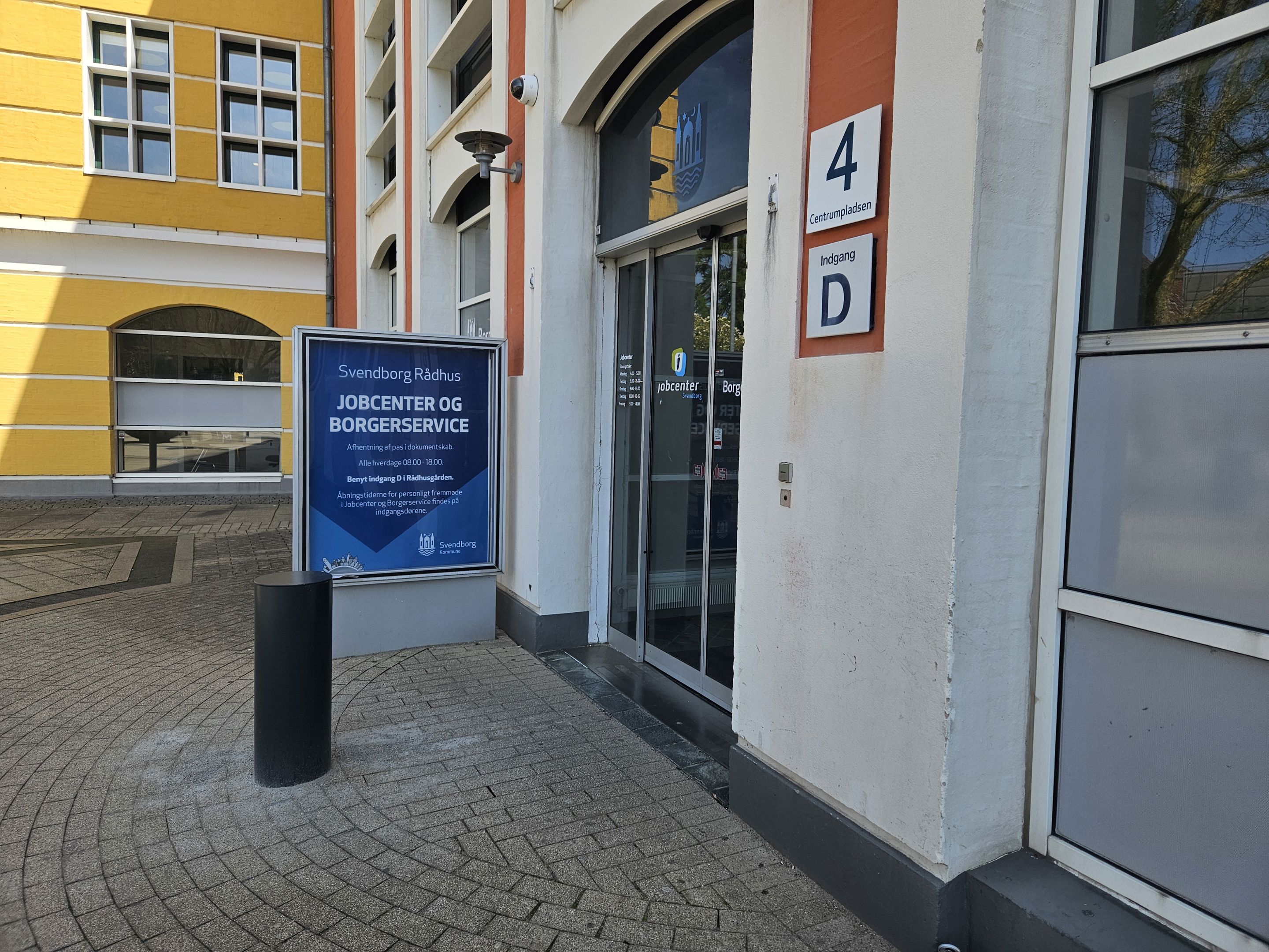 Indgang til Borgerservice