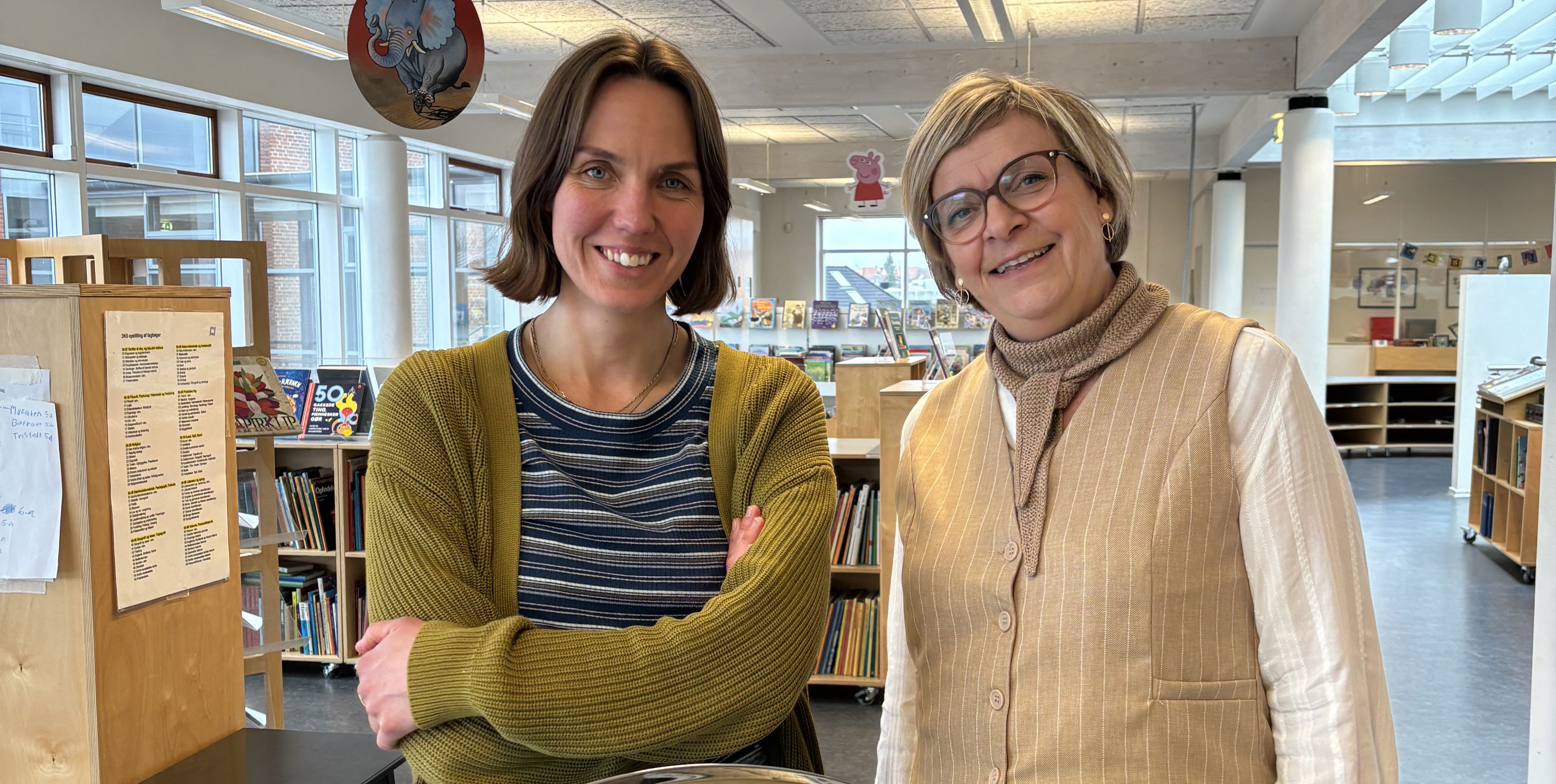 Sofie og Malene, folkeskolelærere på Vestre Skole