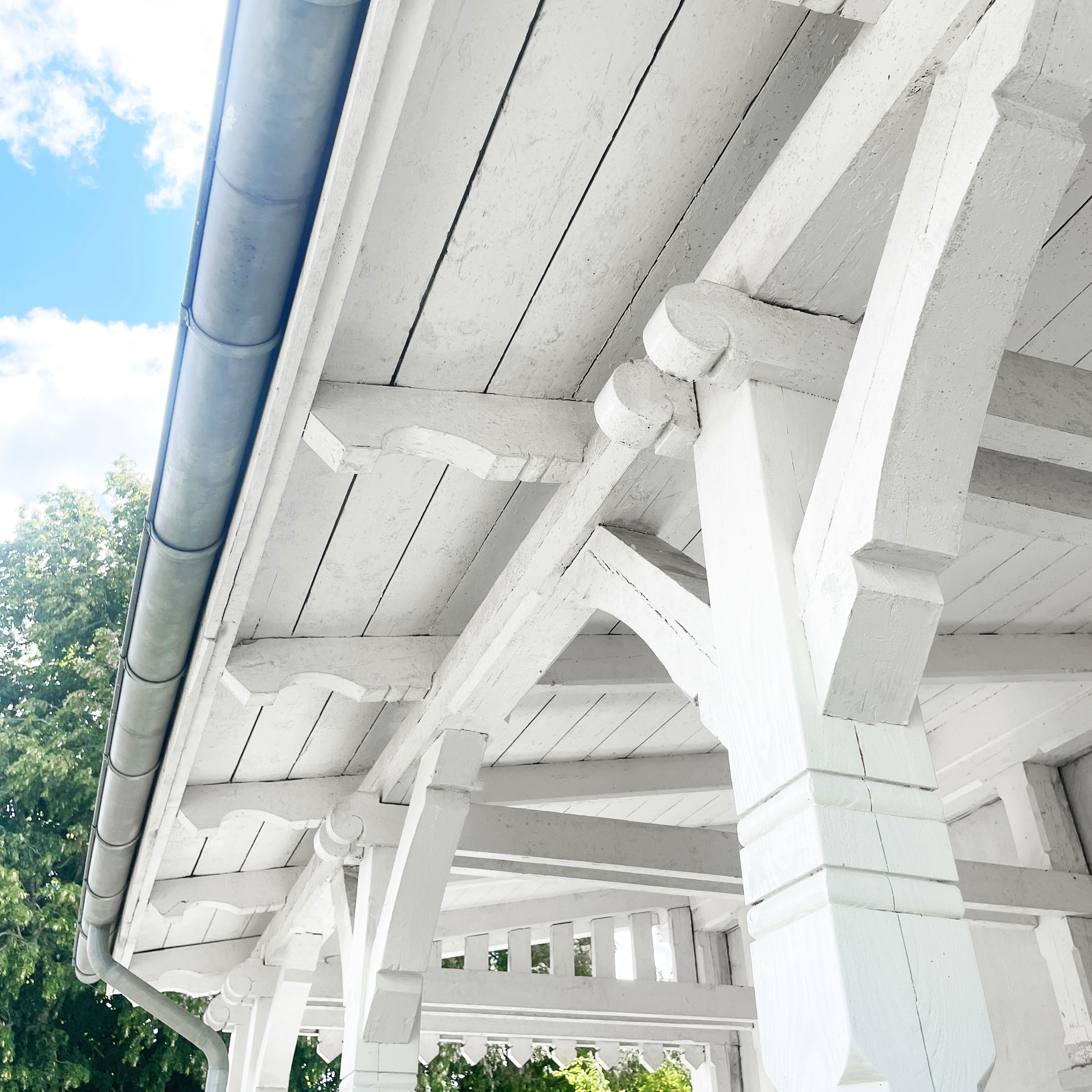Verandaen efter renoveringen.