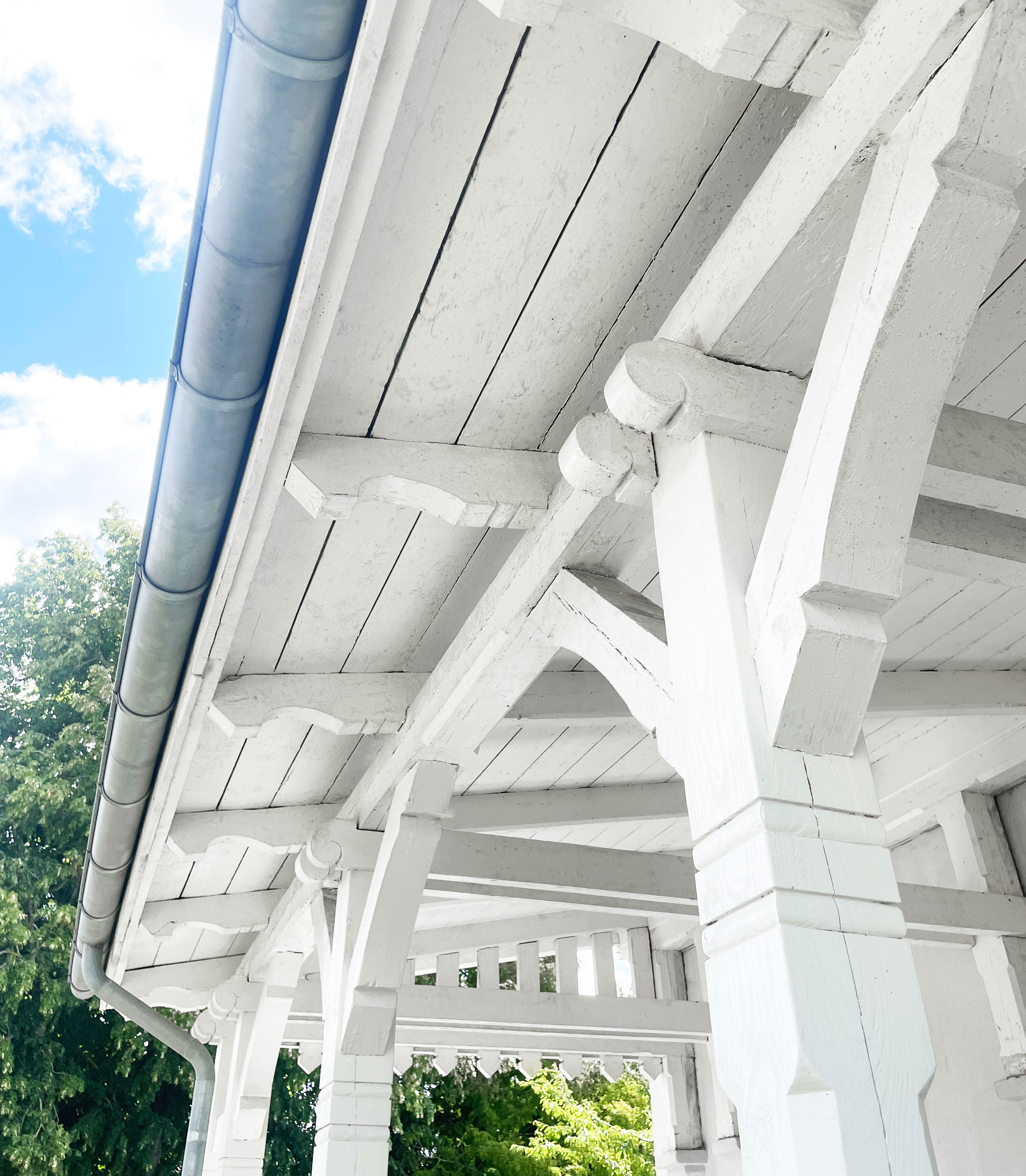 Verandaen efter renoveringen.