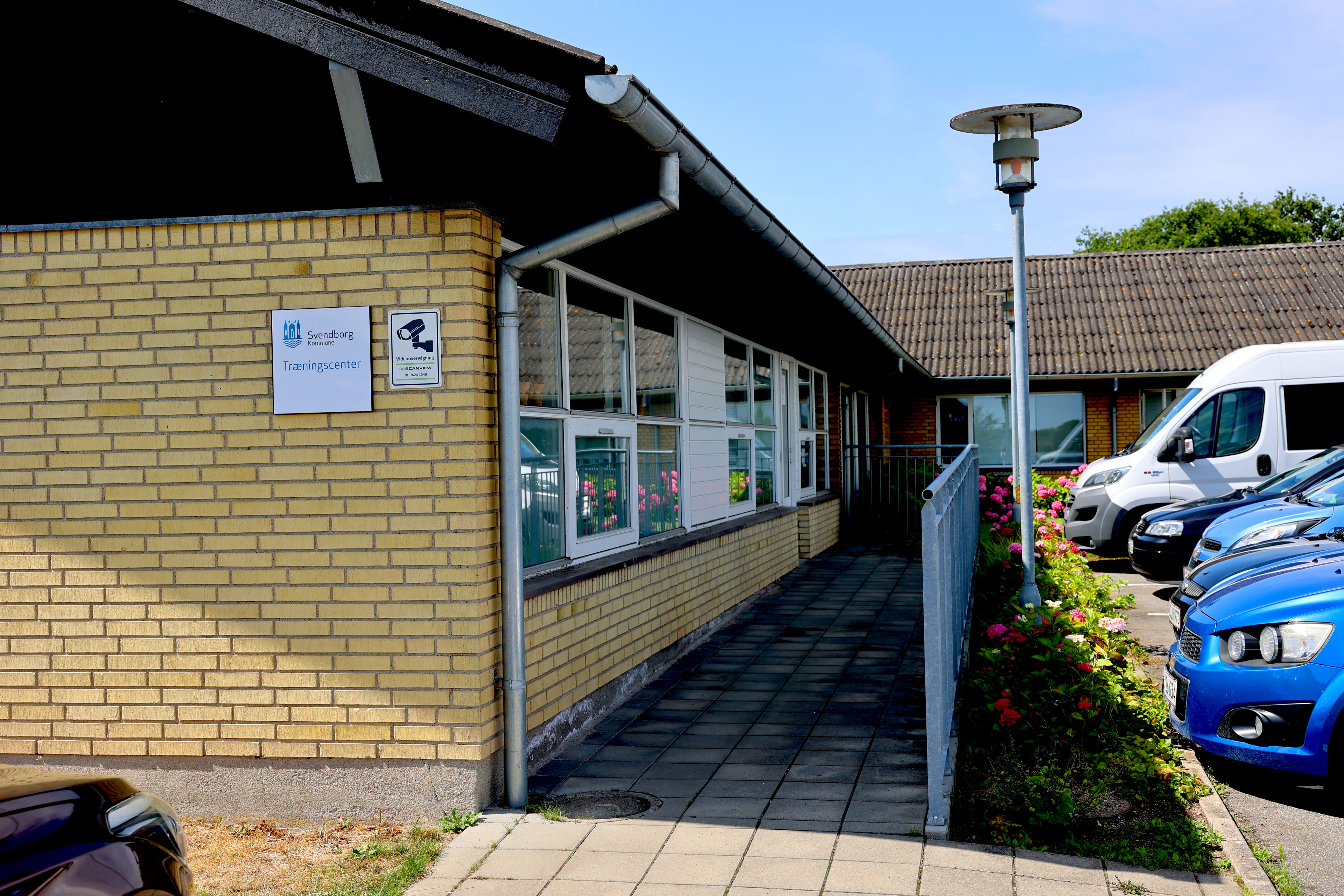 Foto af indgang til Tåsinge Træningscenter